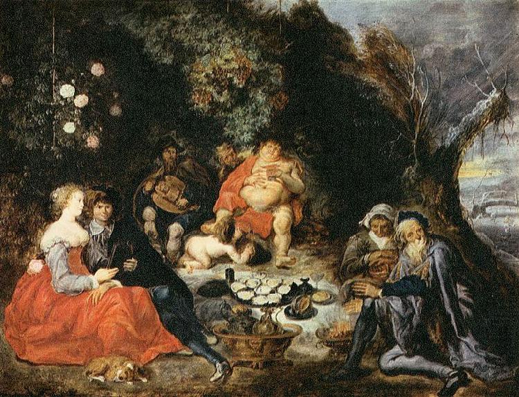 Allegorical Scene, Simon de Vos
